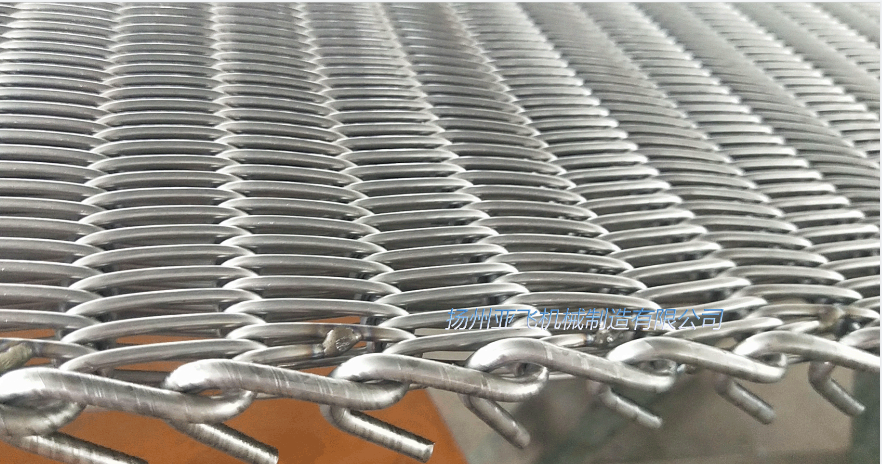 耐高溫網帶在網帶式燒結爐中的運用。